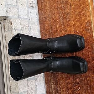 Black Dingo Men's Biker boots